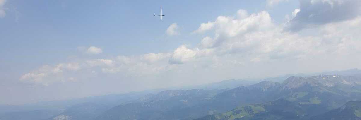 Flugwegposition um 08:40:11: Aufgenommen in der Nähe von Gemeinde Turnau, Österreich in 2144 Meter